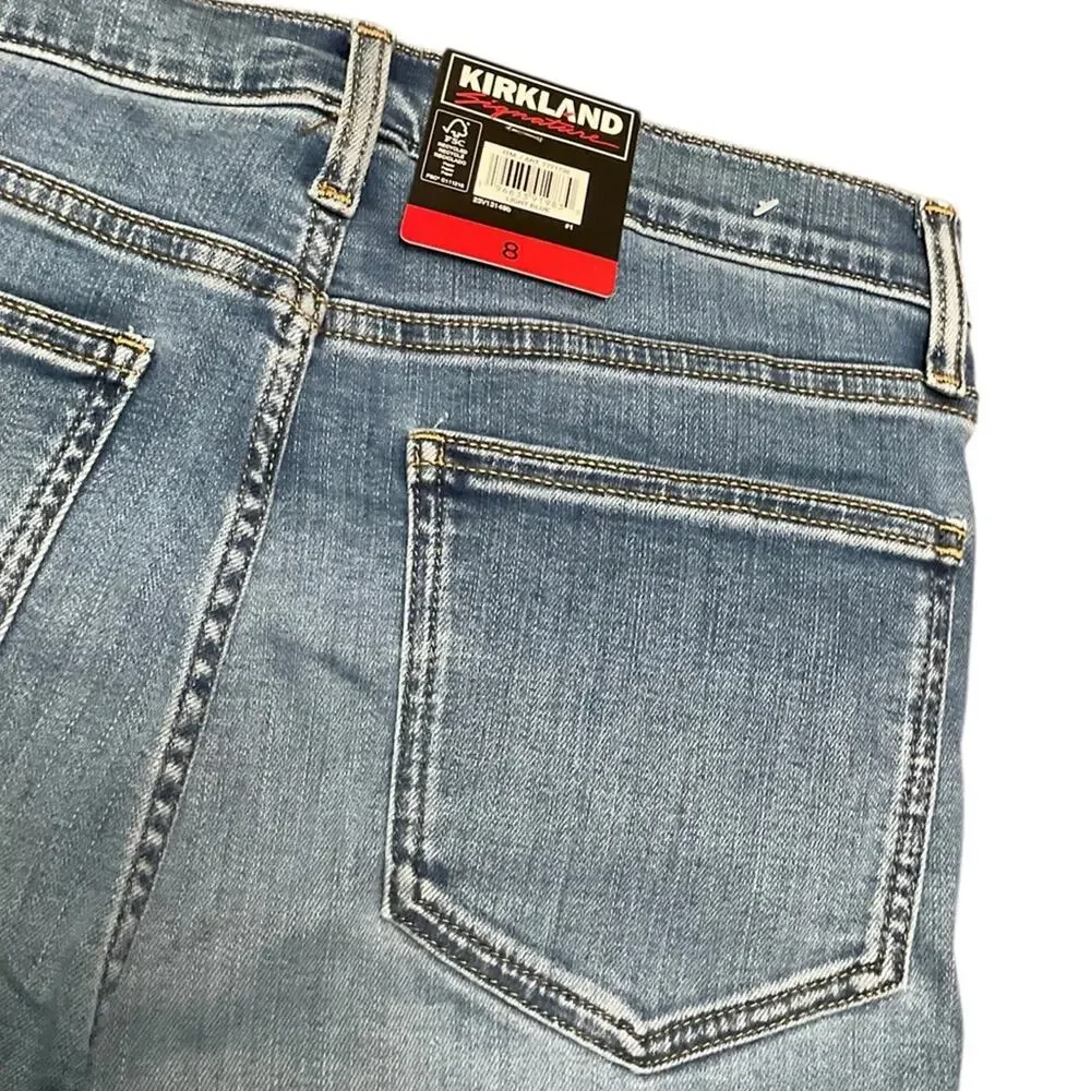 Kirkland Women's Jeans Light Blue High Rise Stretch Size 8 NWT - Picture 9 of 9
